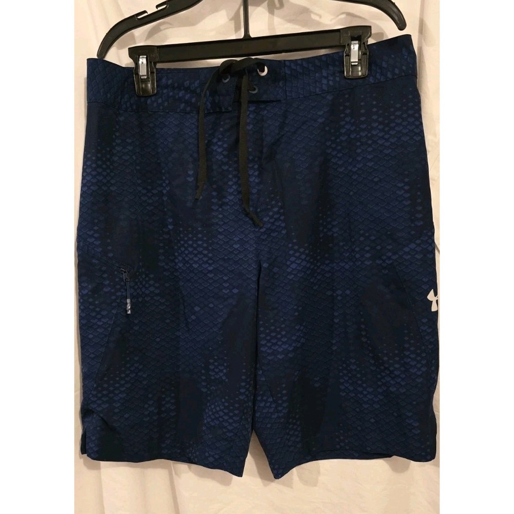 Under Armour Board Shorts Mens Size 33 Blue‎ Surfing
